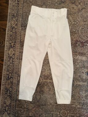 Dirty Mids White baseball pants